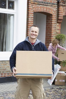 Office relocation planning in Ruislip with moving team and boxes