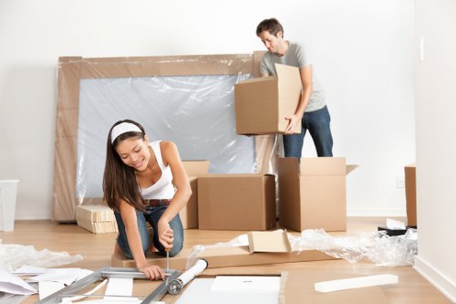 Removal team planning a house move in Ruislip