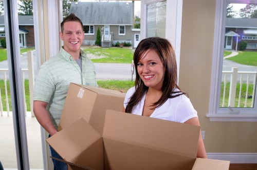 Local man with van helping with a residential move in Ruislip