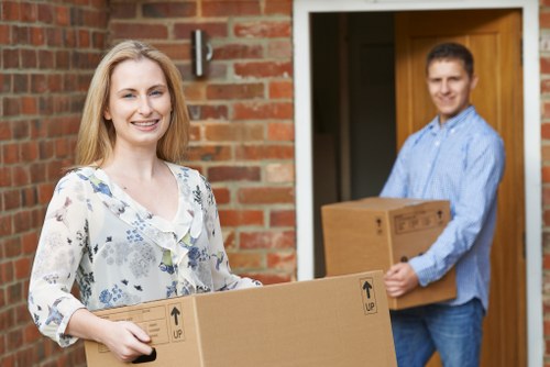 Removal team planning a house move in Ruislip
