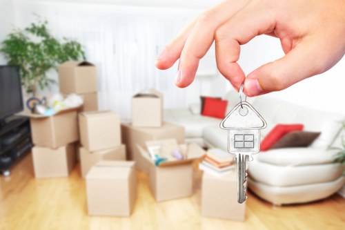 Loading moving van for a residential relocation in Ruislip