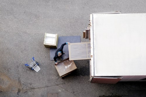 Professional moving team handling belongings with care and insurance coverage