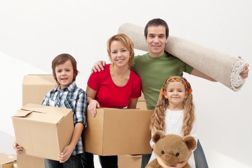 Cookie settings and user preference controls on a moving service site