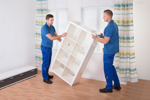 Van loading furniture for a small move in Ruislip